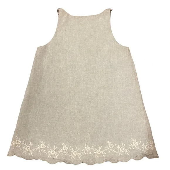 Janie & Jack Light Gray Denim Dress - Picture 2 of 5